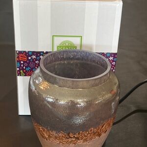 Scentsy Copper and Gray Warmer
